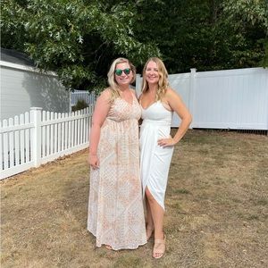 Lulus Reinette White MIDI Dress